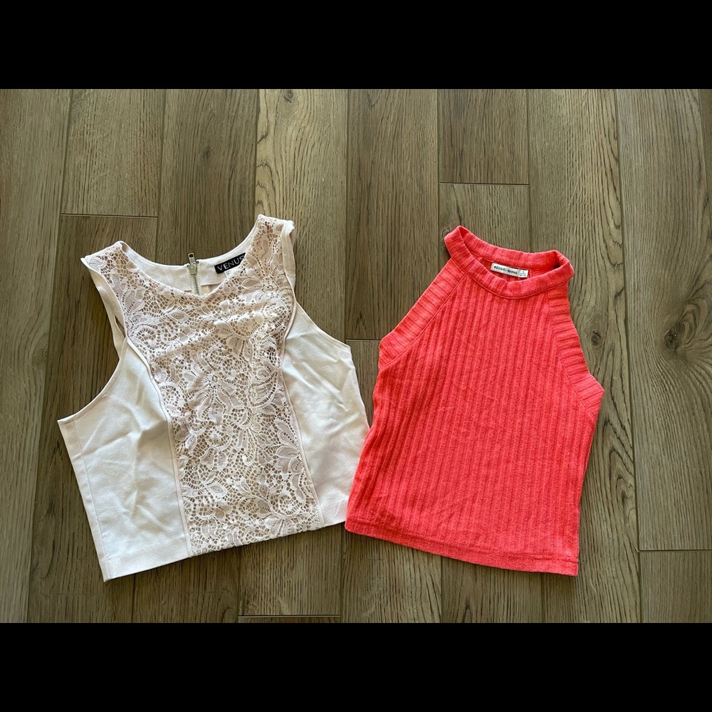 Crop top size small bundle